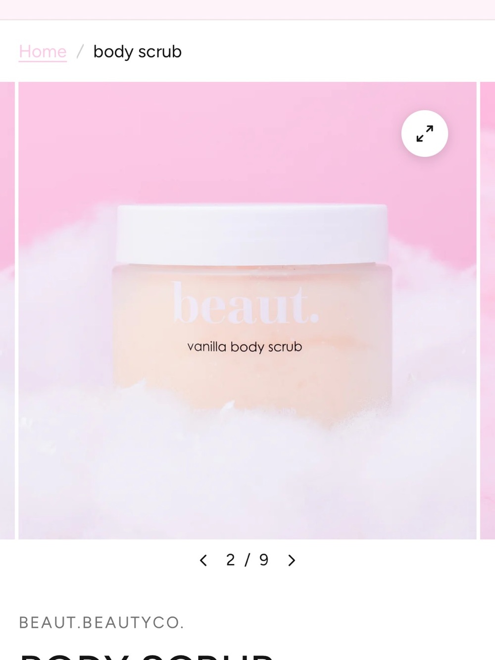 NWT 3 Beaut. Vanilla Body scrubs; normal $22/each